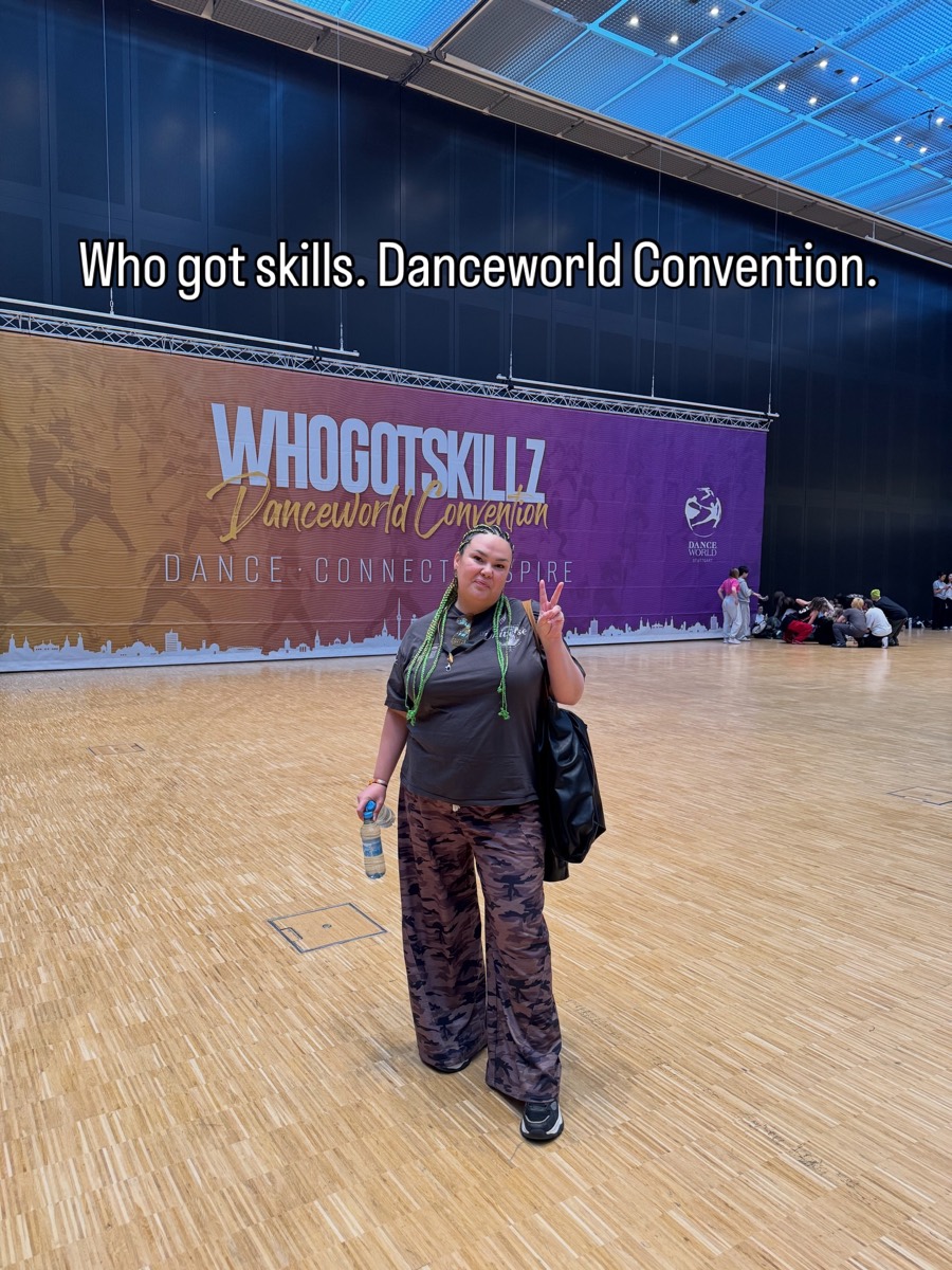 Alona Yevych bei einer Danceworld Convention